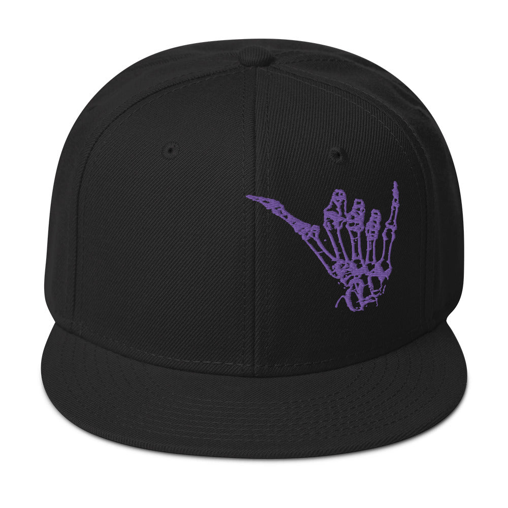 Shaka Bones Snapback - Purp