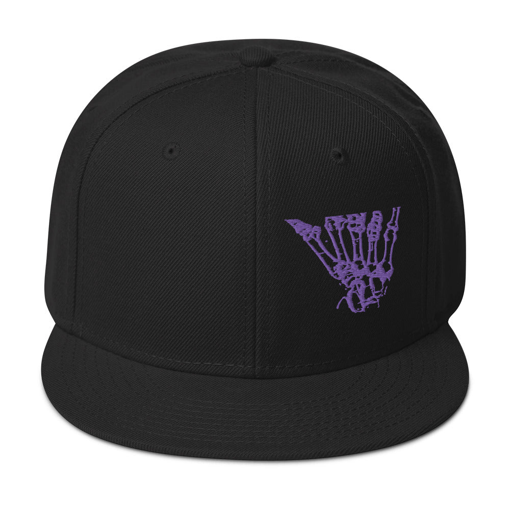 Shaka Bones Snapback - Purp
