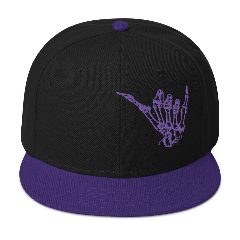 Shaka Bones Snapback - Purp