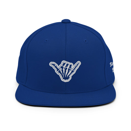 Blue Shaka Snapback Hat
