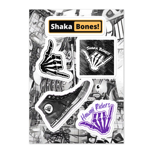 Shaka Bones Sticker sheet