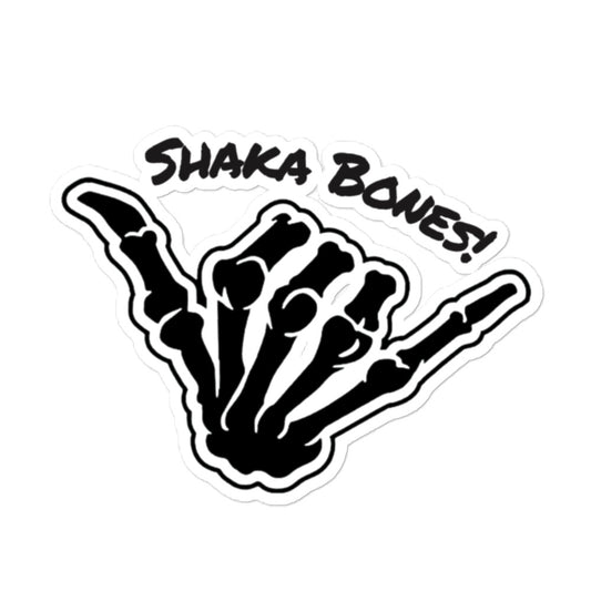 Shaka Bones Sticker