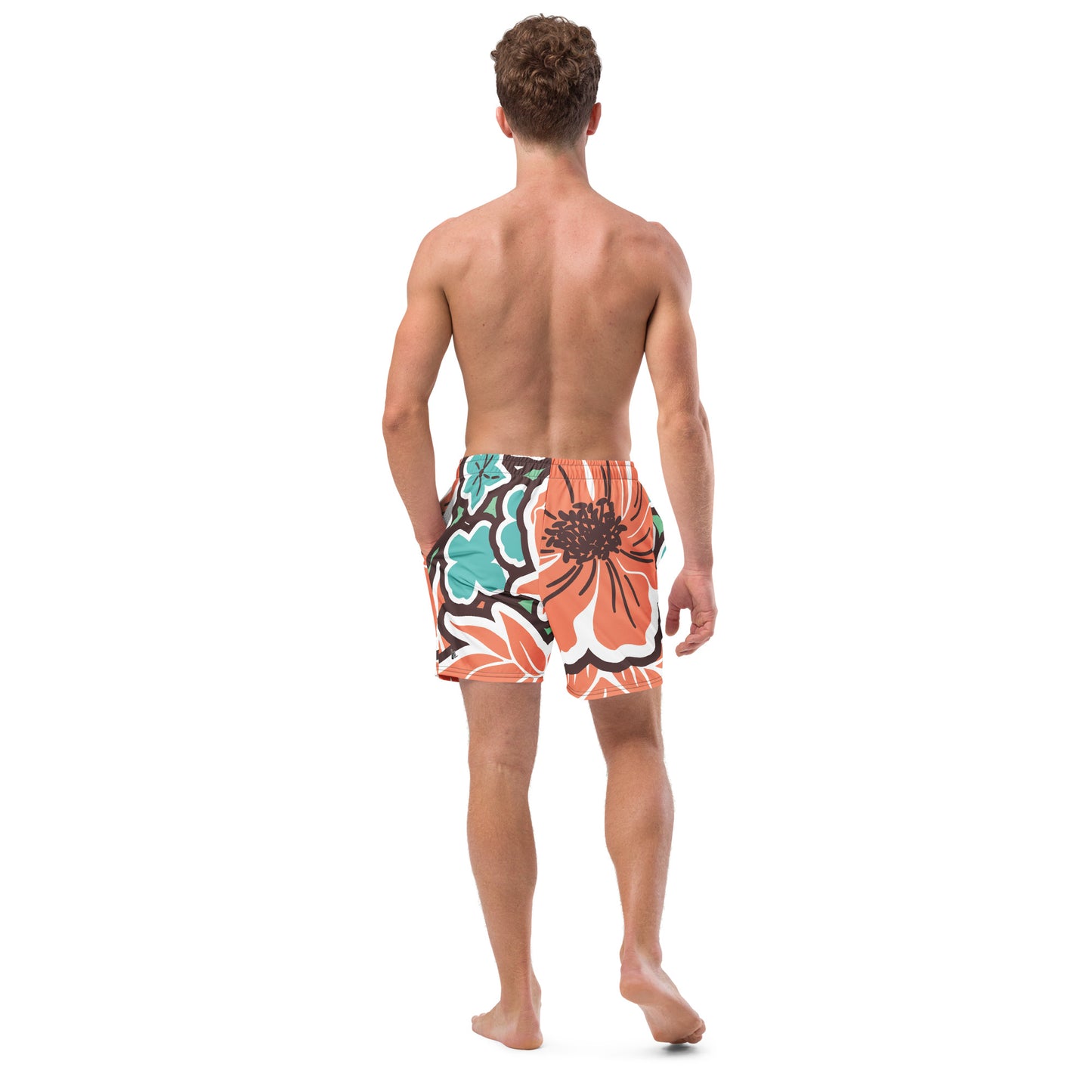 Men's Tropical swim trunks