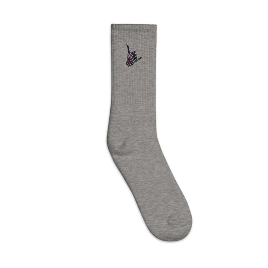 Embroidered Shaka Socks - V2