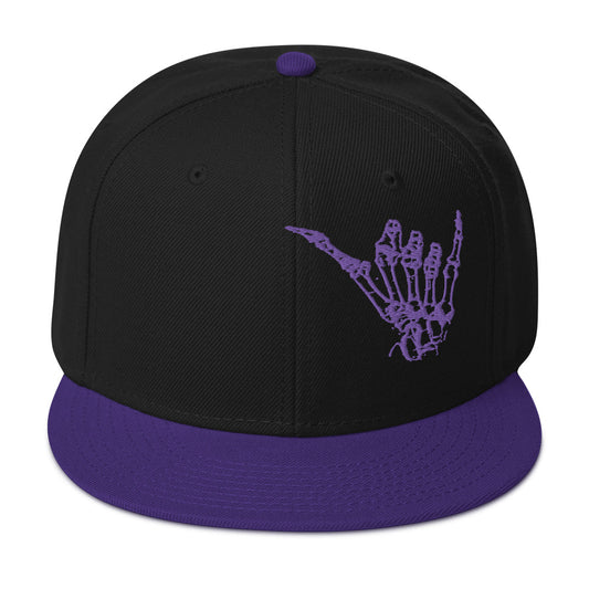 Shaka Bones Snapback - Purp