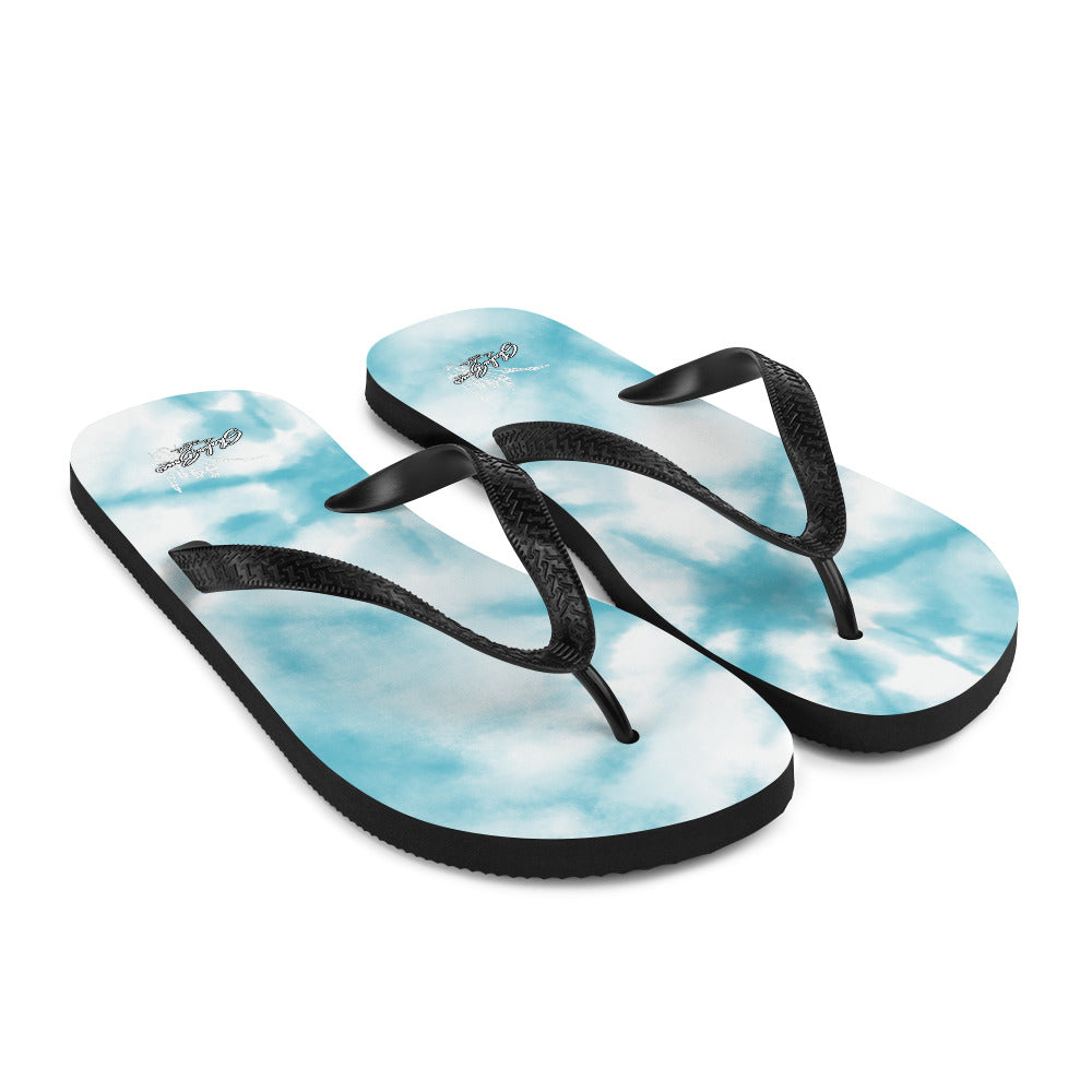 Tye Dye Slippahs - Blue