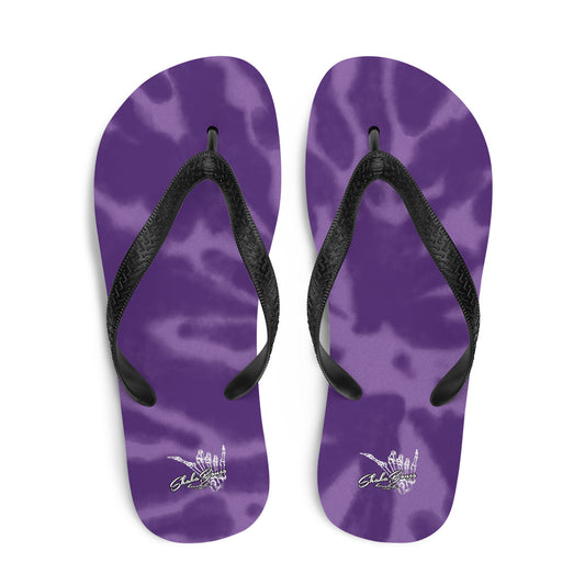 Tye Dye Slippahs - Purp