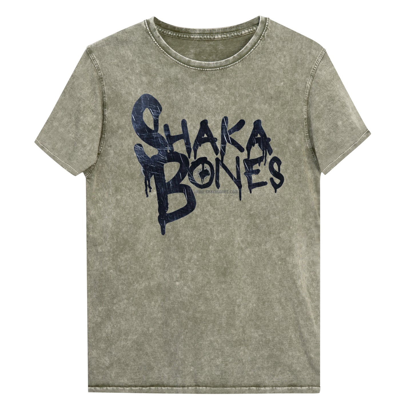 Shaka Bones Denim T-Shirt