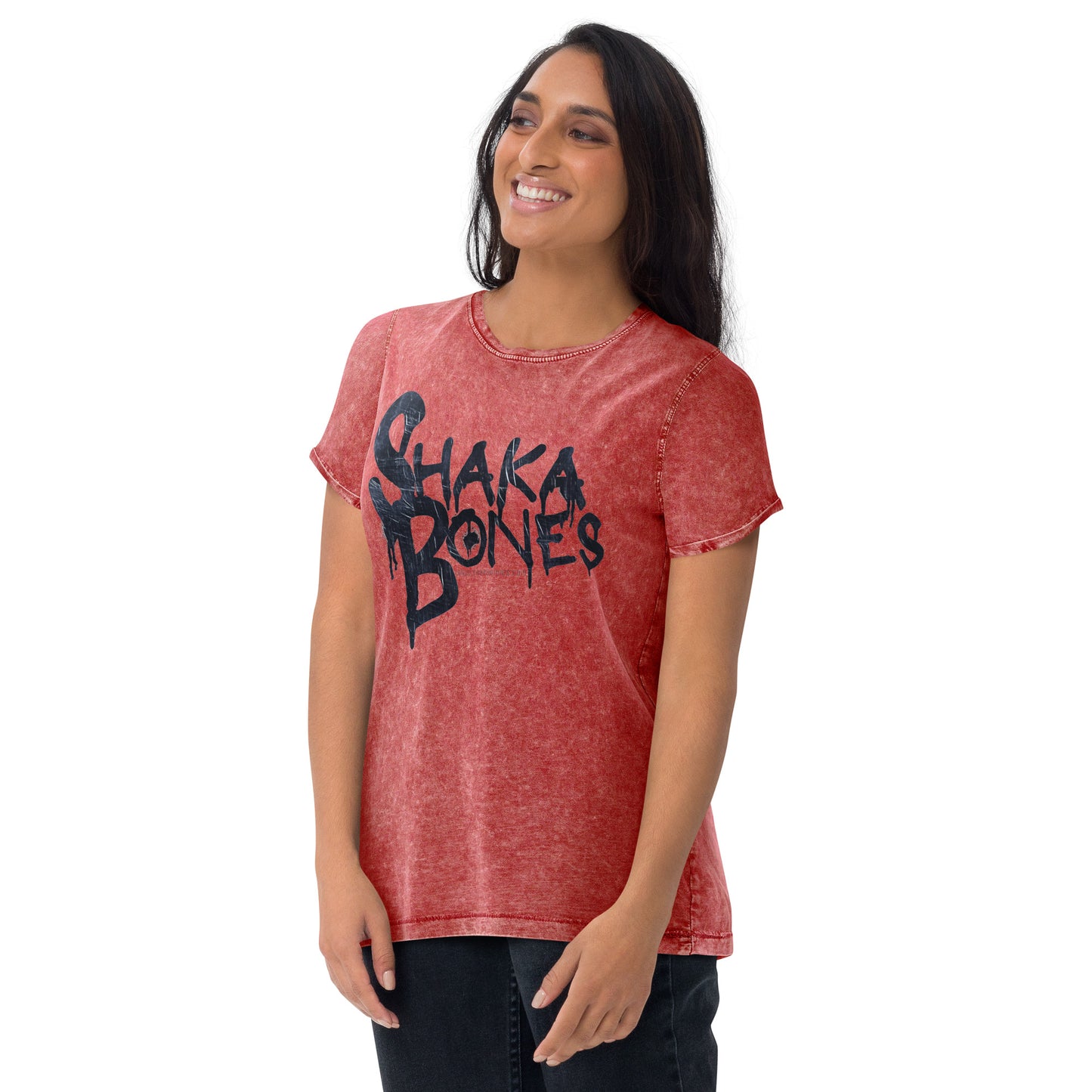 Shaka Bones Denim T-Shirt