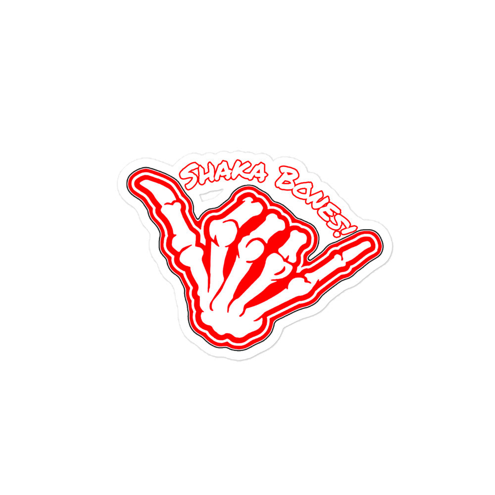 SB Logo Decal Red Wht